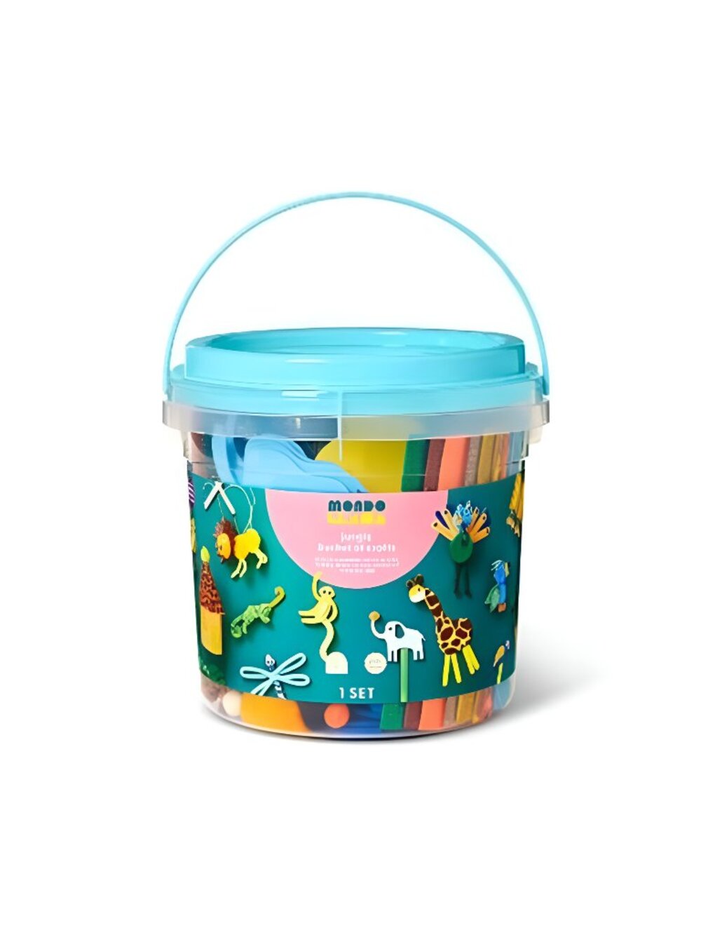 273pc Jungle Bucket of Crafts - Mondo Llam